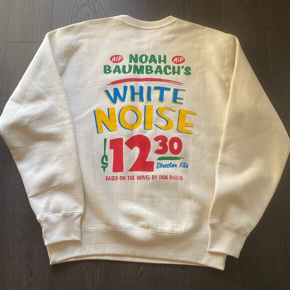 White Noise A&P Netflix Crew Promotional Neck Sweatshirt Long Sleeve Large - Picture 1 of 11